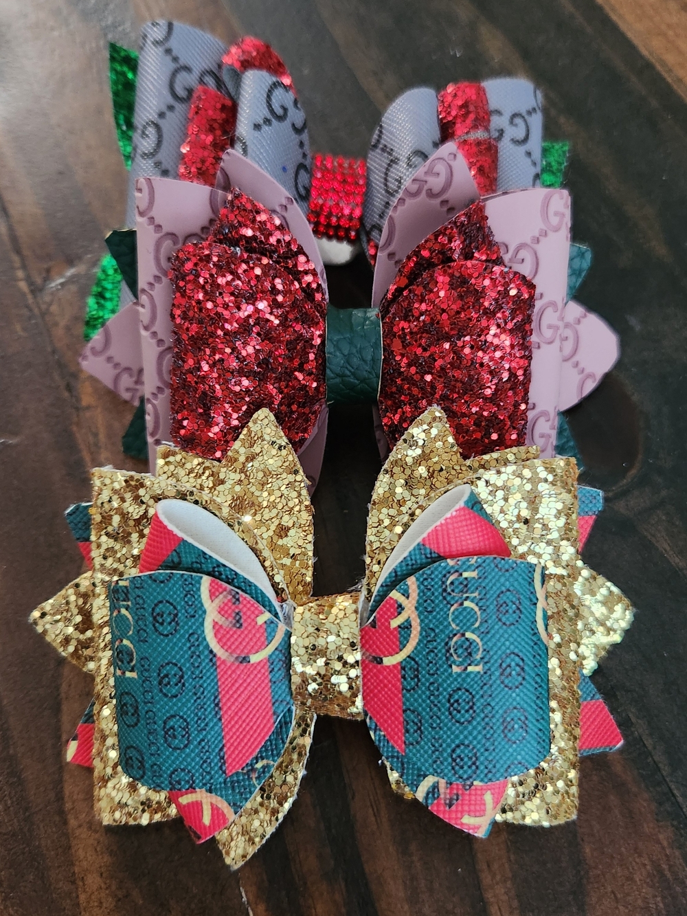 Glitter Bow Designer Stanley Or Cup Straw Toppers